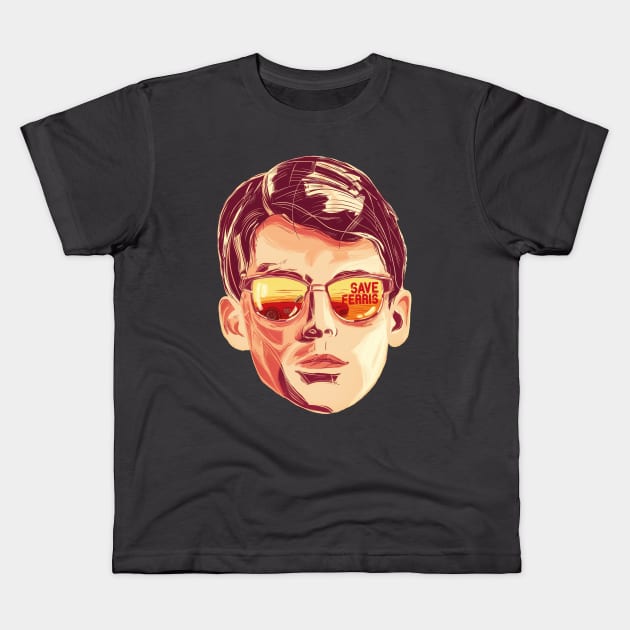 Ferris Kids T-Shirt by sausagekingofchicago